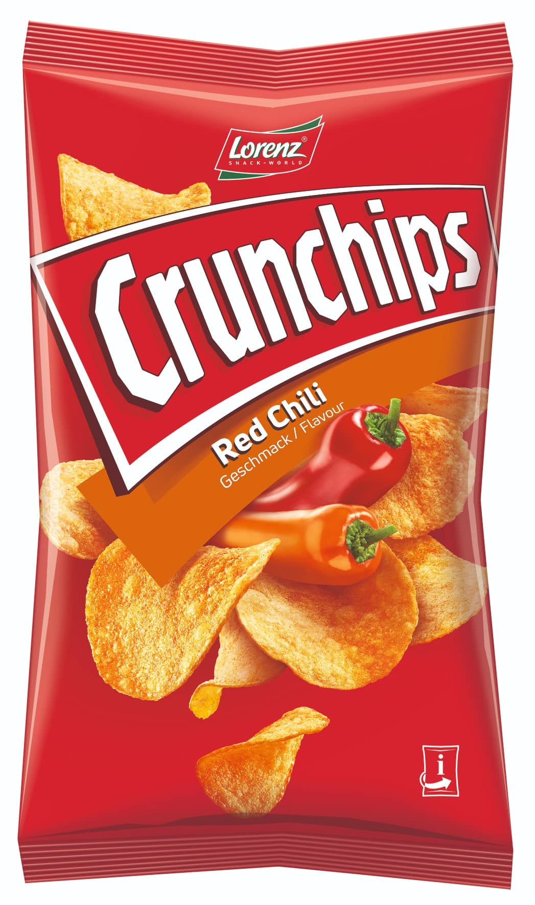 Lorenz Crunchips Red Chili 75g Gift Sweet