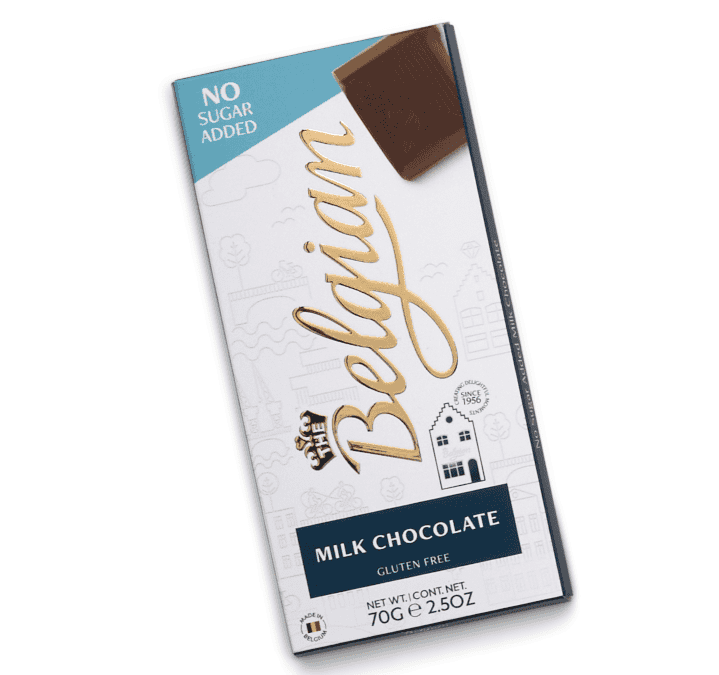 Belgian Milk No Sugar tejcsokoládé 70g