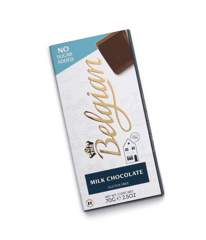 Belgian Milk No Sugar tejcsokoládé 70g