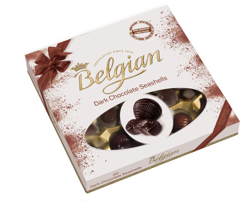 Belgian Seashells Dark tengergyümölcse desszert 250g