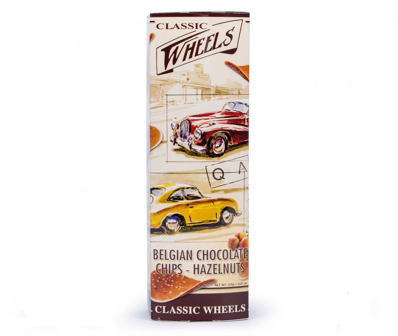 Classic Wheels Chocolate Chips Hazelnut 125g