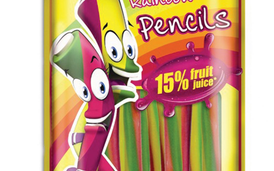 Pencils Rainbow vegyes gumicukor  85g