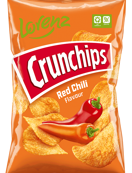 Lorenz Crunchips Red Chili 75g