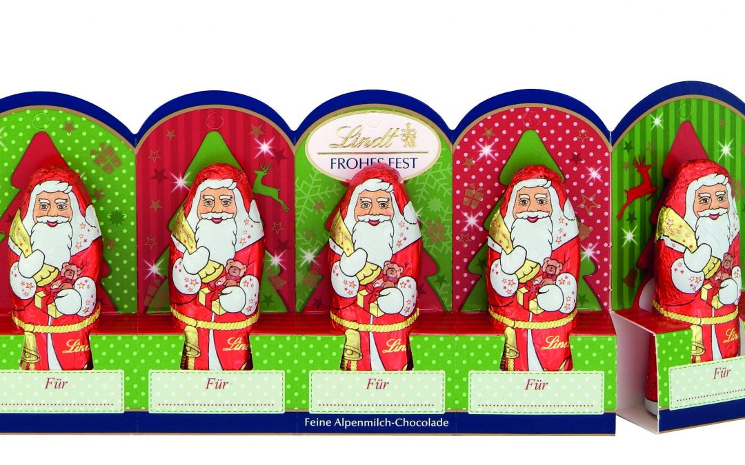 Lindt Santa Claus mini télapó 5x10g