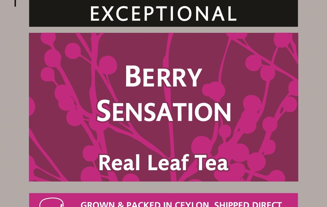 Berry Sensation fekete tea valódi gyümölccsel 50x2g
