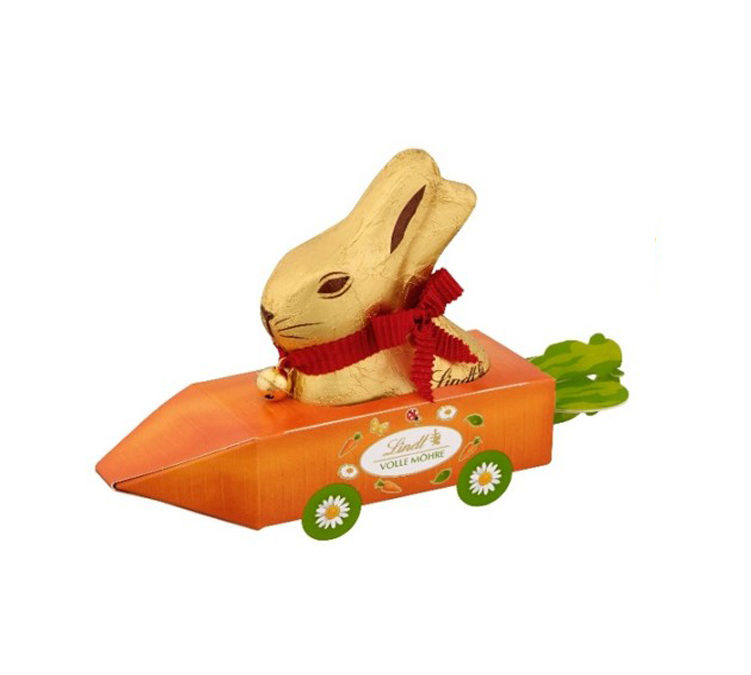 Lindt Gold Bunny Car nyuszi répa autóban 100g