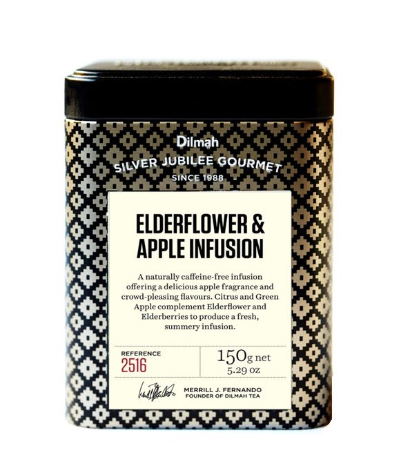 Dilmah Silver Jubilee Gourmet Elderflower Apple Infusion 150g