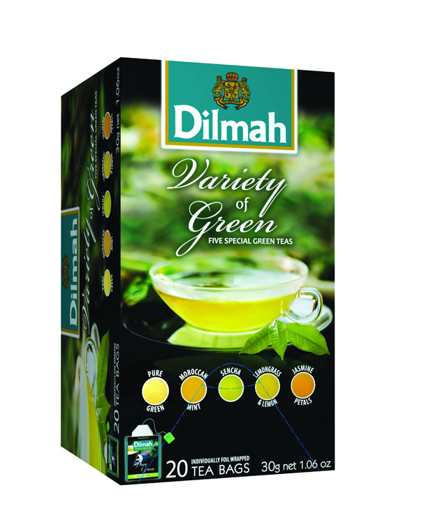 Variety Pack Green Teas vegyes zöld tea 20×1,5g