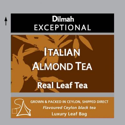 Italian Almond aromás fekete tea 50x2g