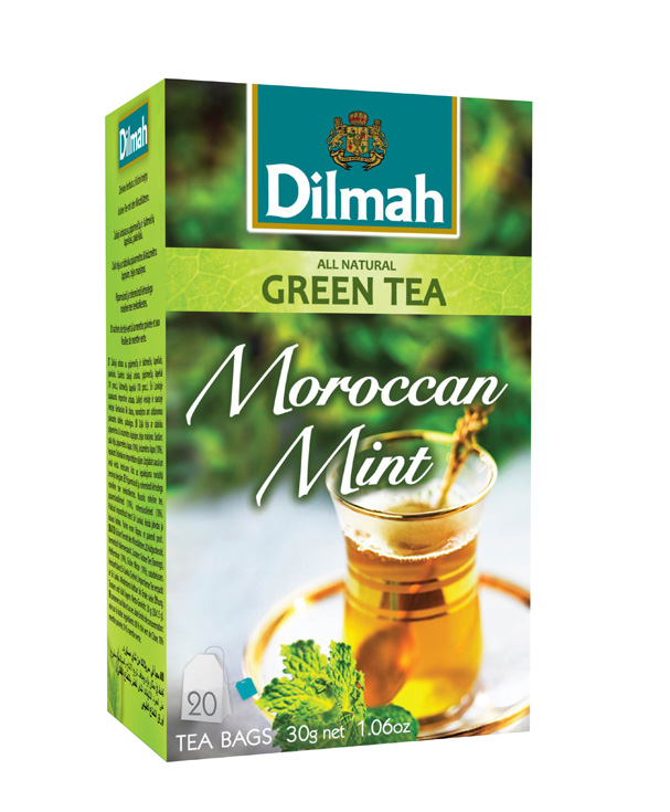 Dilmah Moroccan Mint mentás zöldtea aromazáró dobozban 20*1,5g
