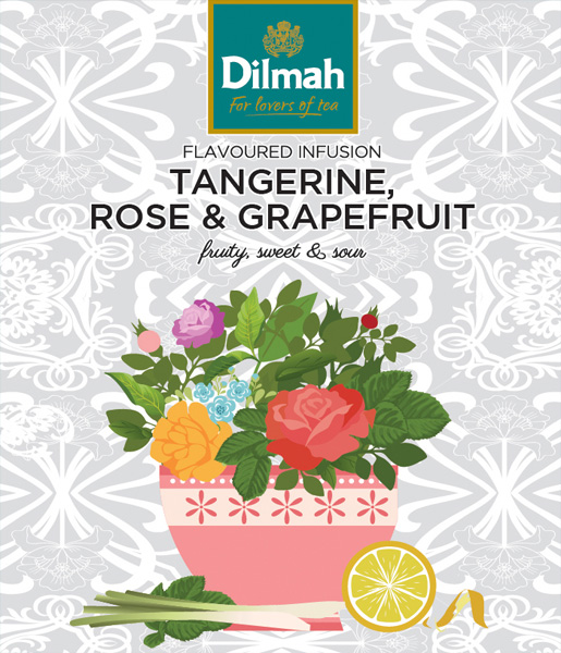 Flavoured Infusion Tangerine, Rose&Grapefruit – Mandarin, rózsa – grapefruit főzet