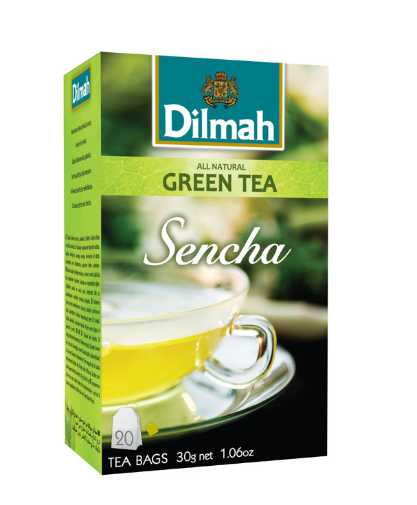 Dilmah Sencha Green Tea zöldtea aromazáró dobozban 20*1,5g