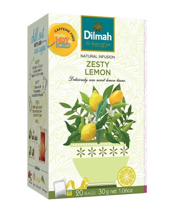 Dilmah Zesty Lemon – Trópusi gyümölcs főzet 20×1,5g