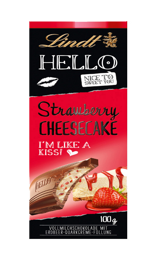 Hello Strawberry Cheesecake 100g