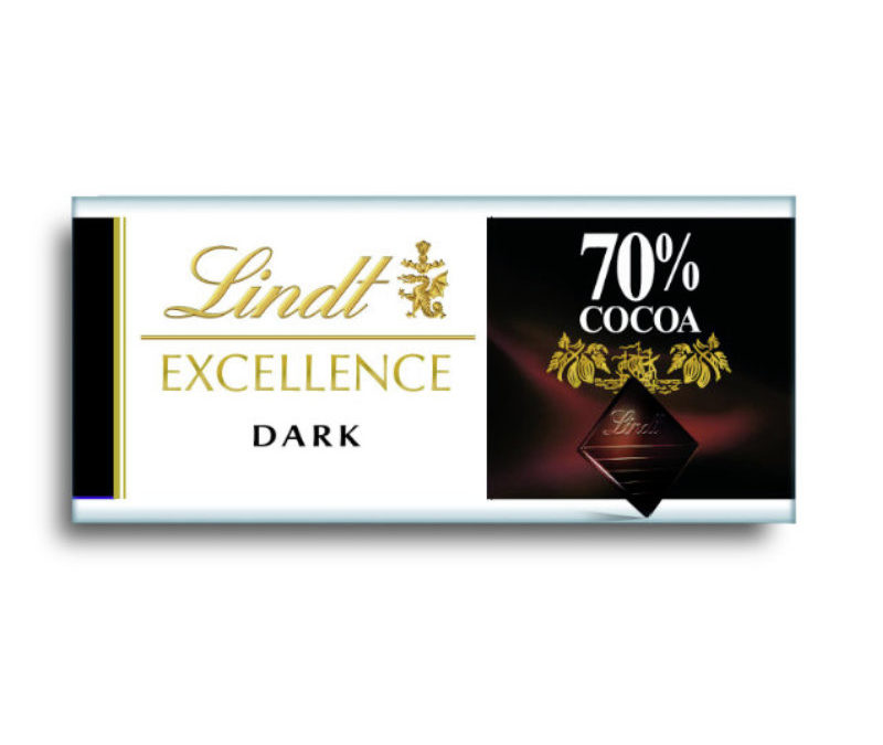 Lindt Excellence 70% Cocoa étcsokoládé szelet 35g