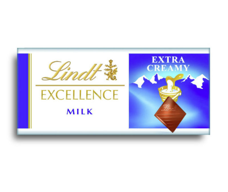 Lindt Excellence Extra Creamy tejcsokoládé szelet 35g