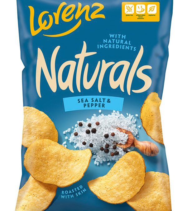 Lorenz Naturals Salt&Pepper sós-borsos chips 100g