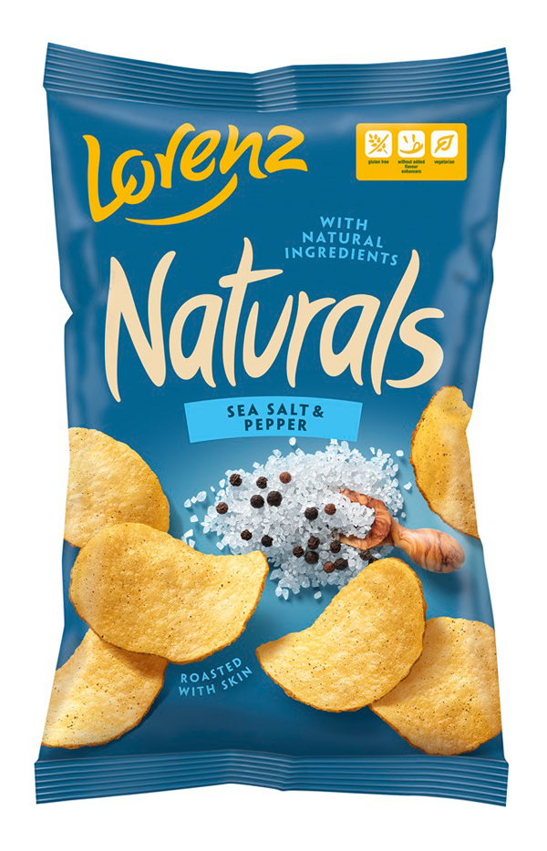 Lorenz Naturals Salt&Pepper sós-borsos chips 100g