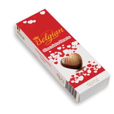 Belgian Hearts Hazelnut szívdesszert 65g
