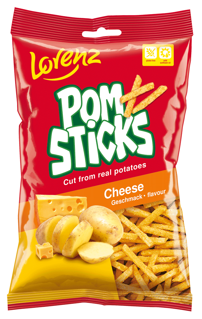 Lorenz Pomsticks Cheese 85g
