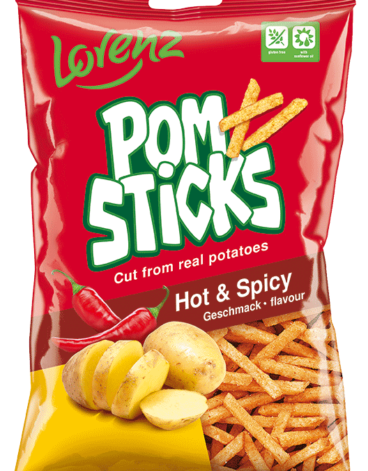 Lorenz Pomsticks Hot & Spicy 85g