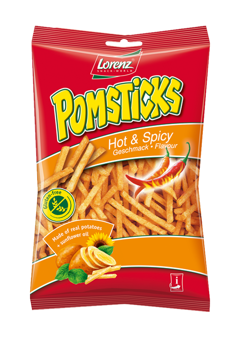 Lorenz Pomsticks Hot & Spicy 85g