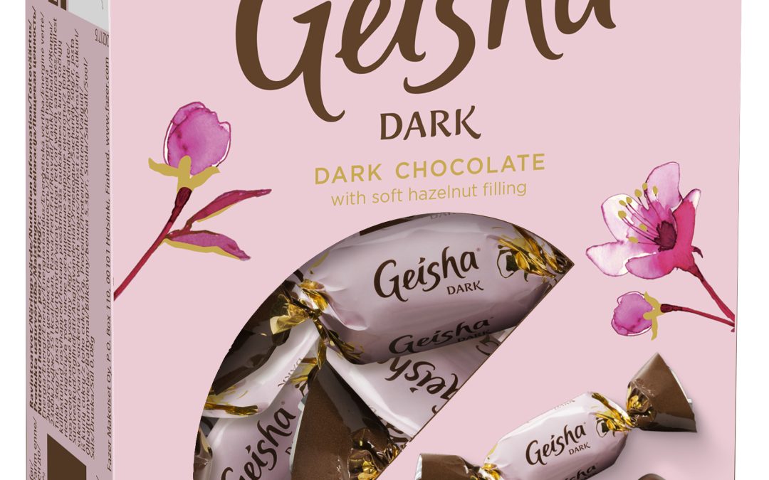 Fazer Geisha Dark mogyorókrémmel töltött desszert 150g