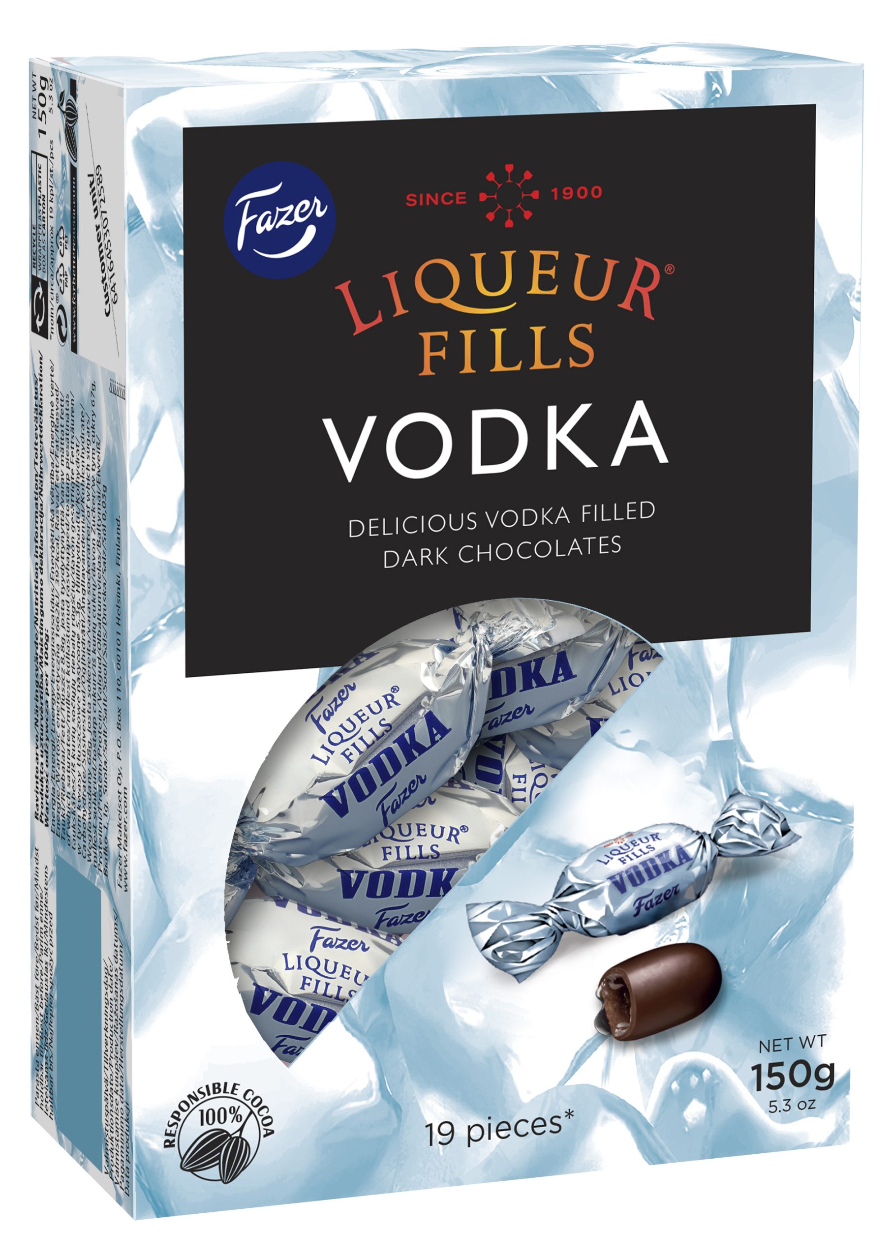 Fazer Liqueur Fills Vodka Mix alkoholos vegyesdesszert 150g