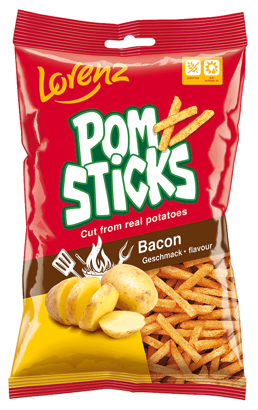 Lorenz Pomsticks Bacon 85g