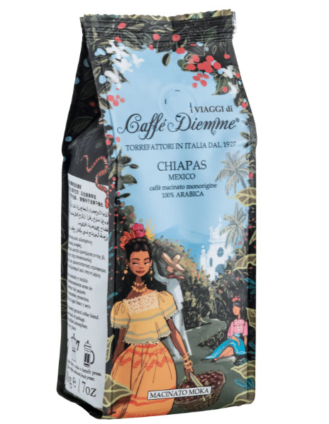 Diamme Chiapas 100% Arabica őrölt kávé 200g