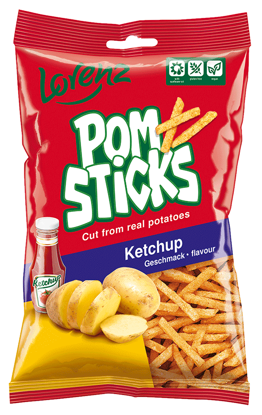 Lorenz Pomsticks Ketchup 85g