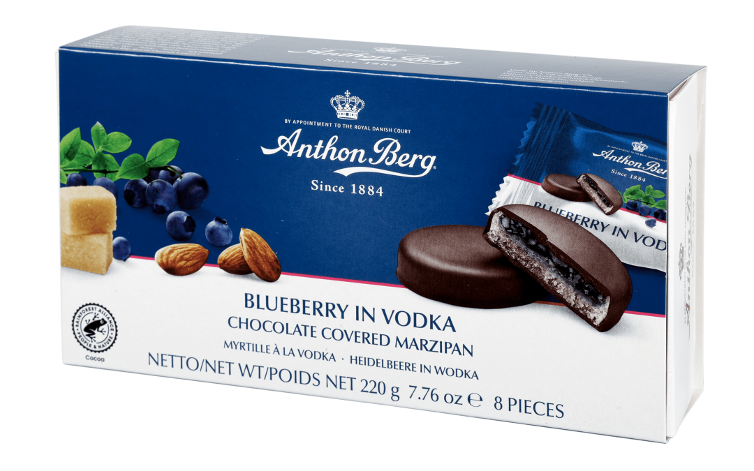 Anthon Berg Blueberry in Vodka 220g