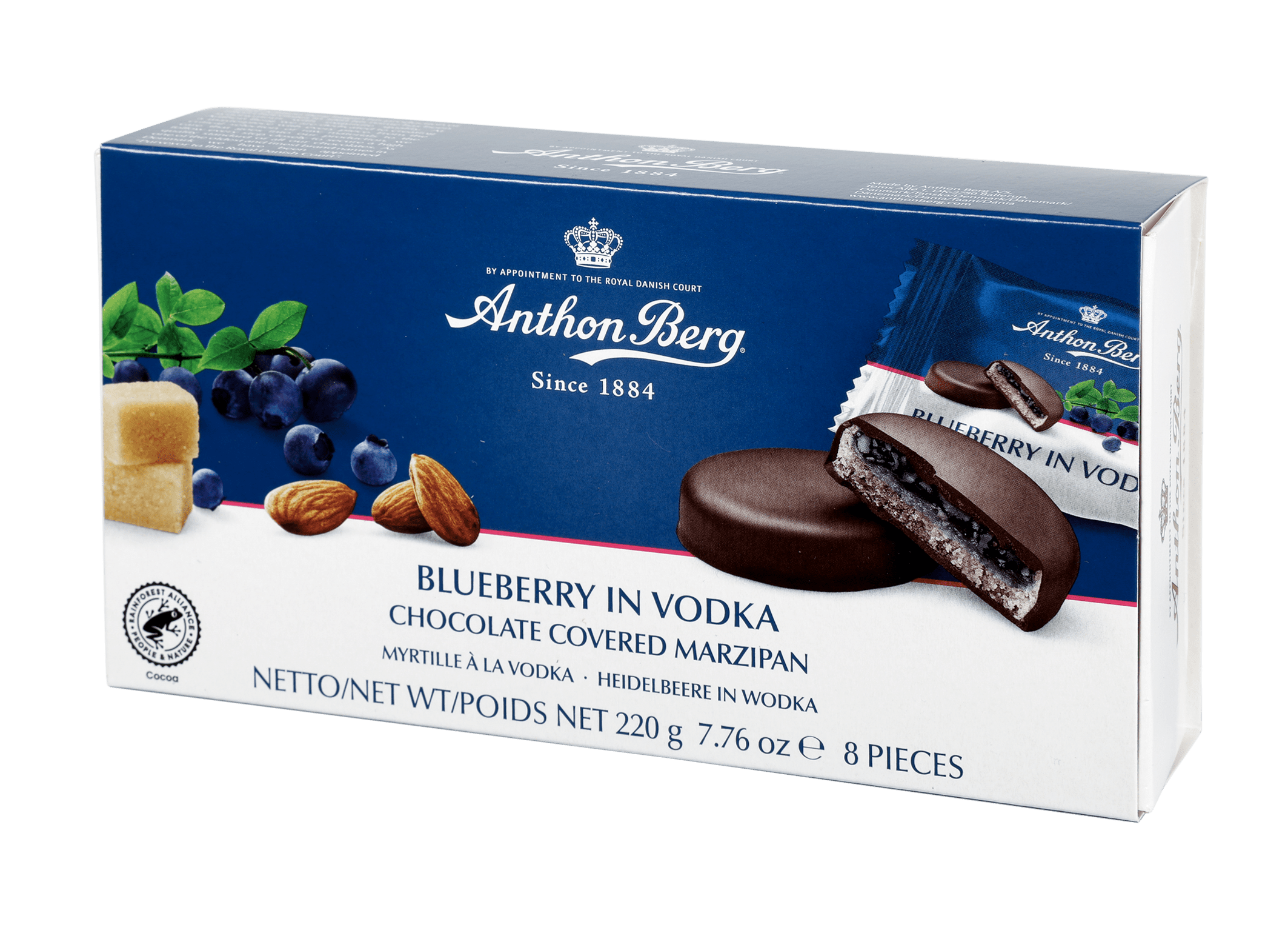 Anthon Berg Blueberry in Vodka 220g