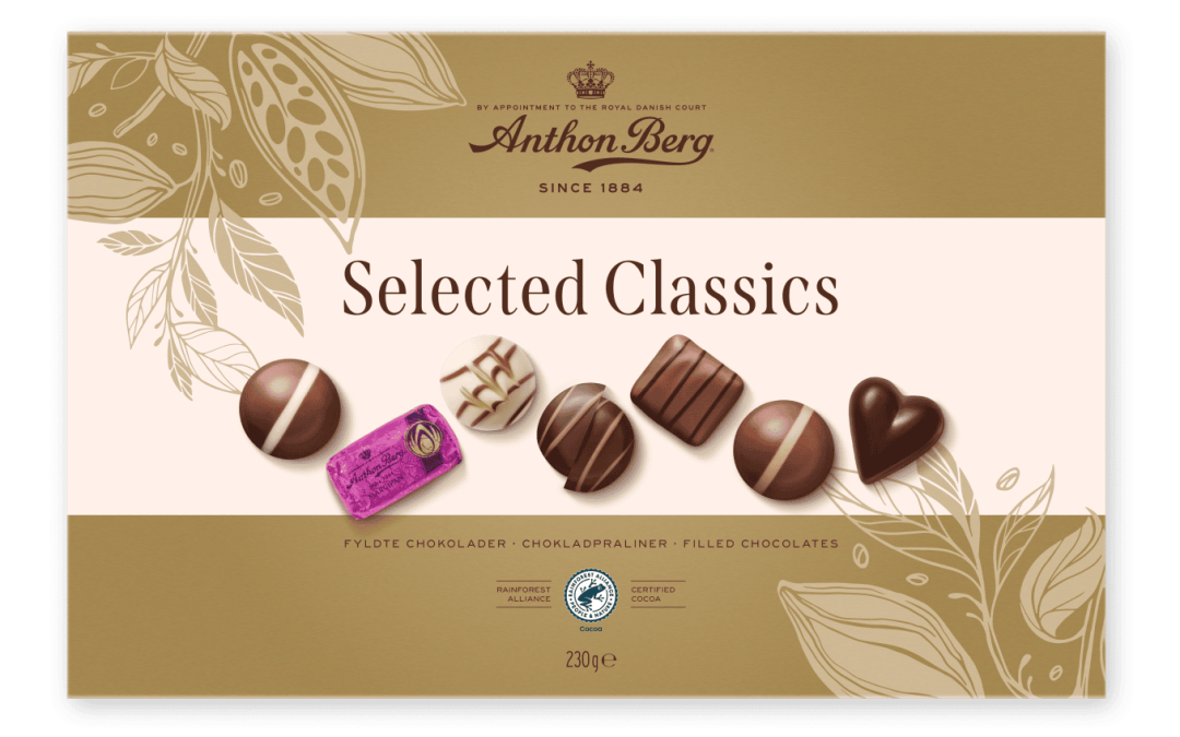 Anthon Berg Favourite Selection vegyesdesszert 250g/12