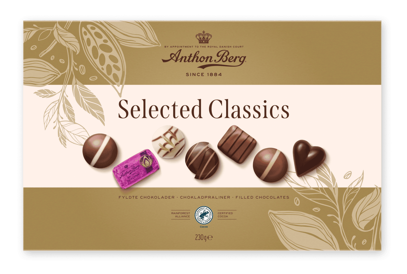 Anthon Berg Favourite Selection vegyesdesszert 250g/12