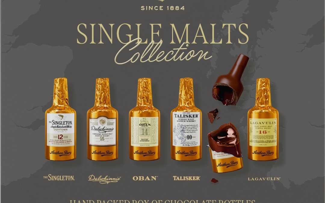 Anthon Berg Single Malts Scotch Collection 10 pcs 156g