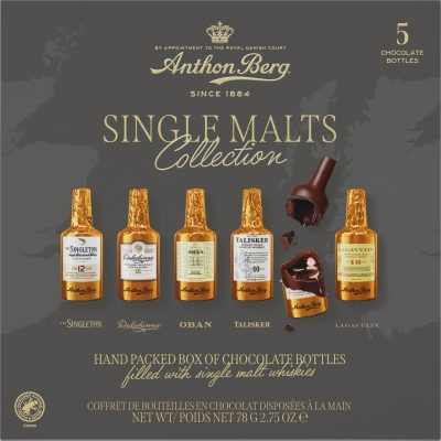Anthon Berg Single Malts Scotch Collection 5 pcs 78g