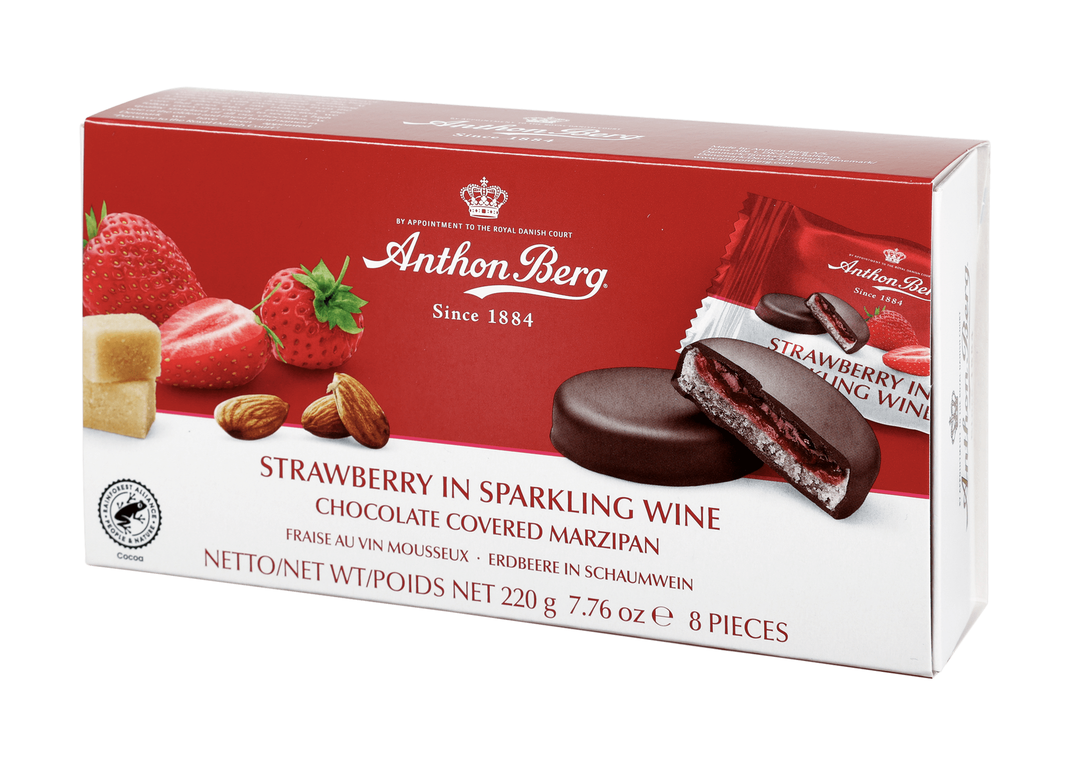 Anthon Berg Strawberry in Champagne 220g