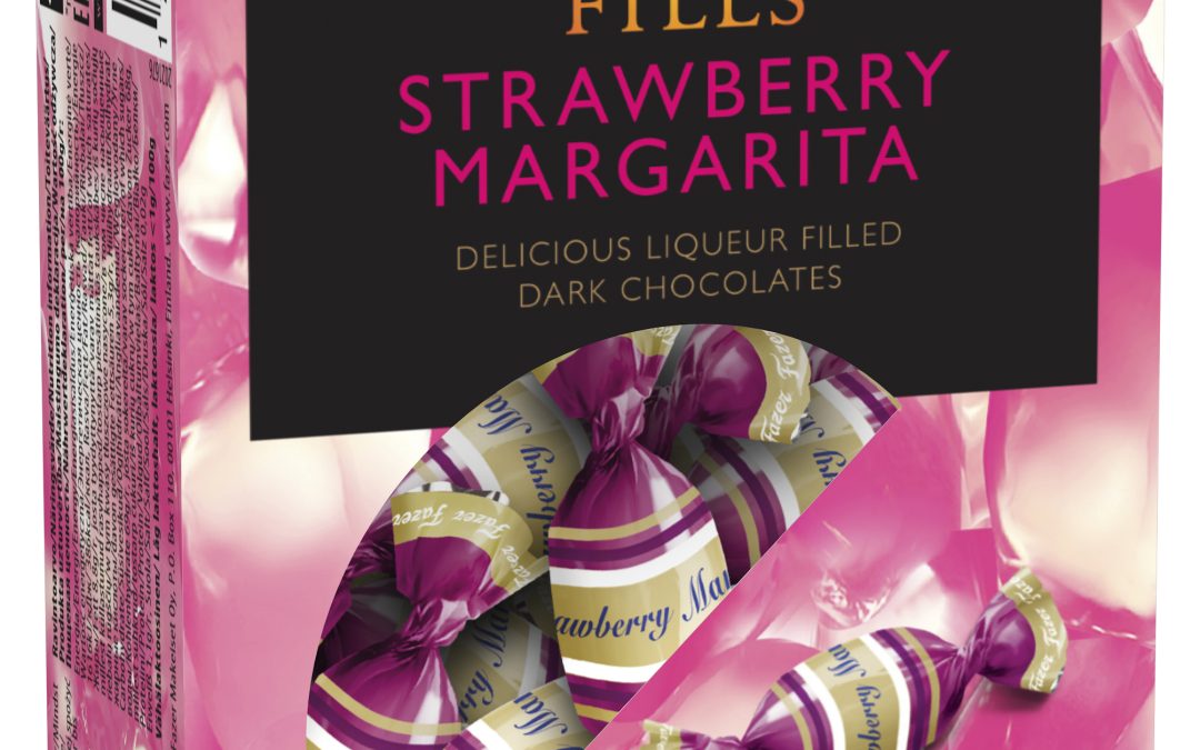Fazer Liqueur Fills Strawberry Margarita alkoholos desszert 150g