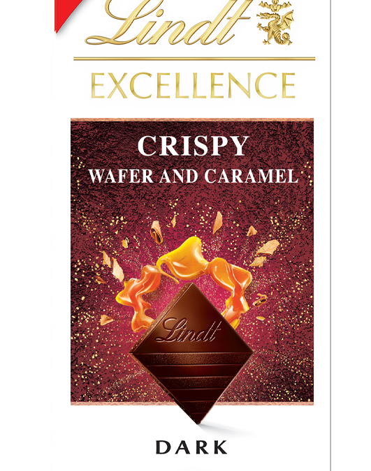 Lindt Excellence Crispy Wafer&Caramel étcsokoládé 100g