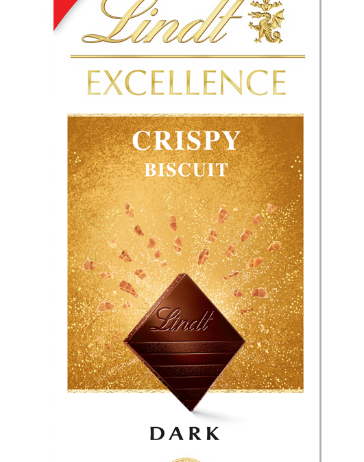 Lindt Excellence Crispy Biscuit étcsokoládé 100g