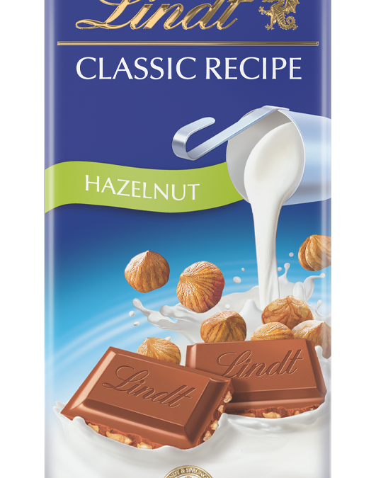 Lindt Classic Milk Hazelnut mogyoróstejcsokoládé 100g