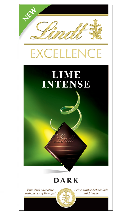 Lindt Excellence Lime étcsokoládé 100g