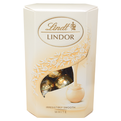 Lindor White fehércsokoládé golyók díszdobozban 200g