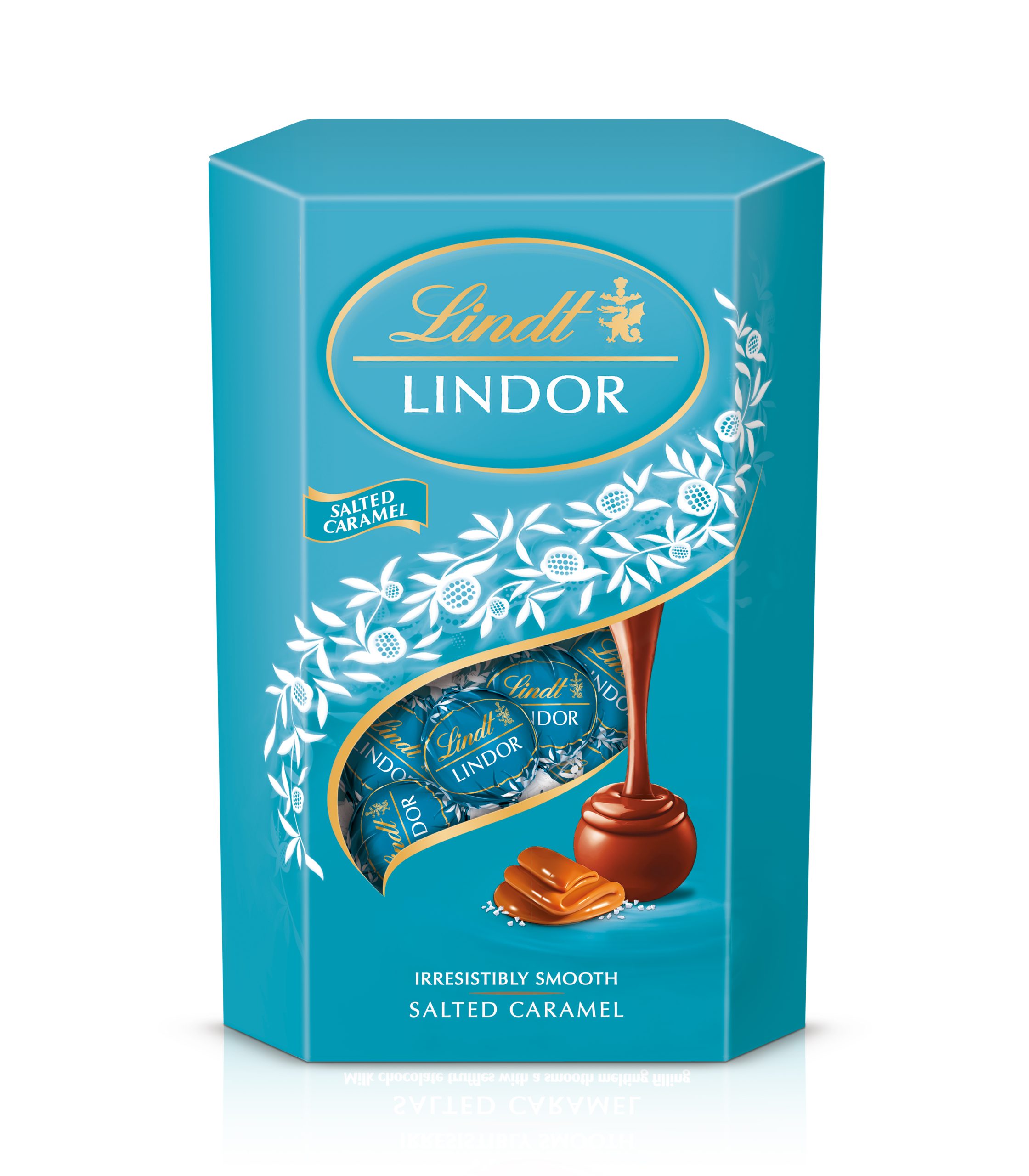 Lindor Salted Caramel tejcsokoládé golyók dísztasakban 137g