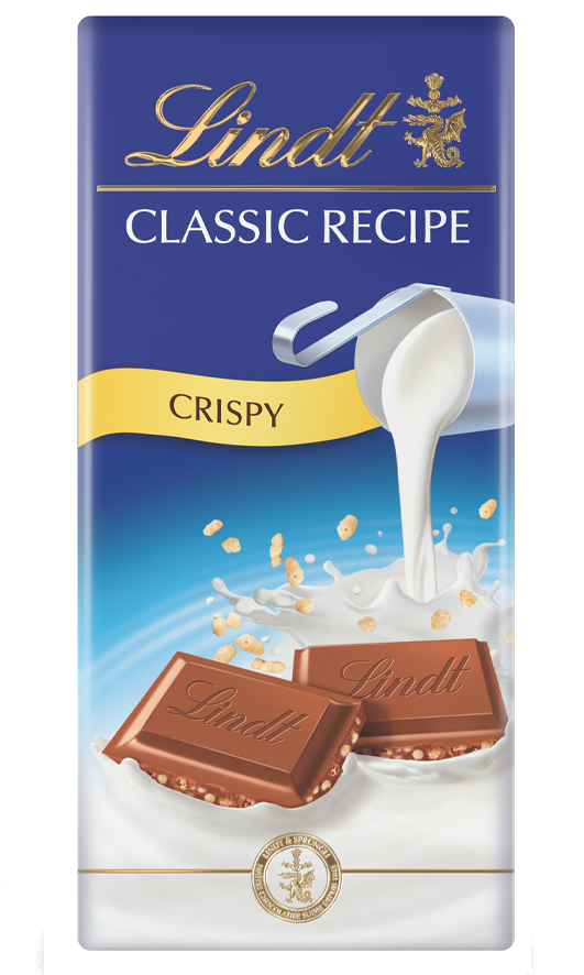 Lindt Classic Milk Crispy tejcsokoládé 100g