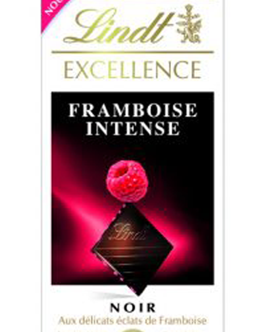 Lindt Excellence Raspberry málnás étcsokoládé 100g