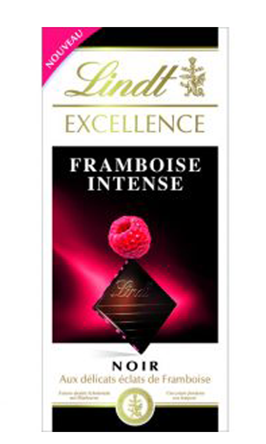 Lindt Excellence Raspberry málnás étcsokoládé 100g