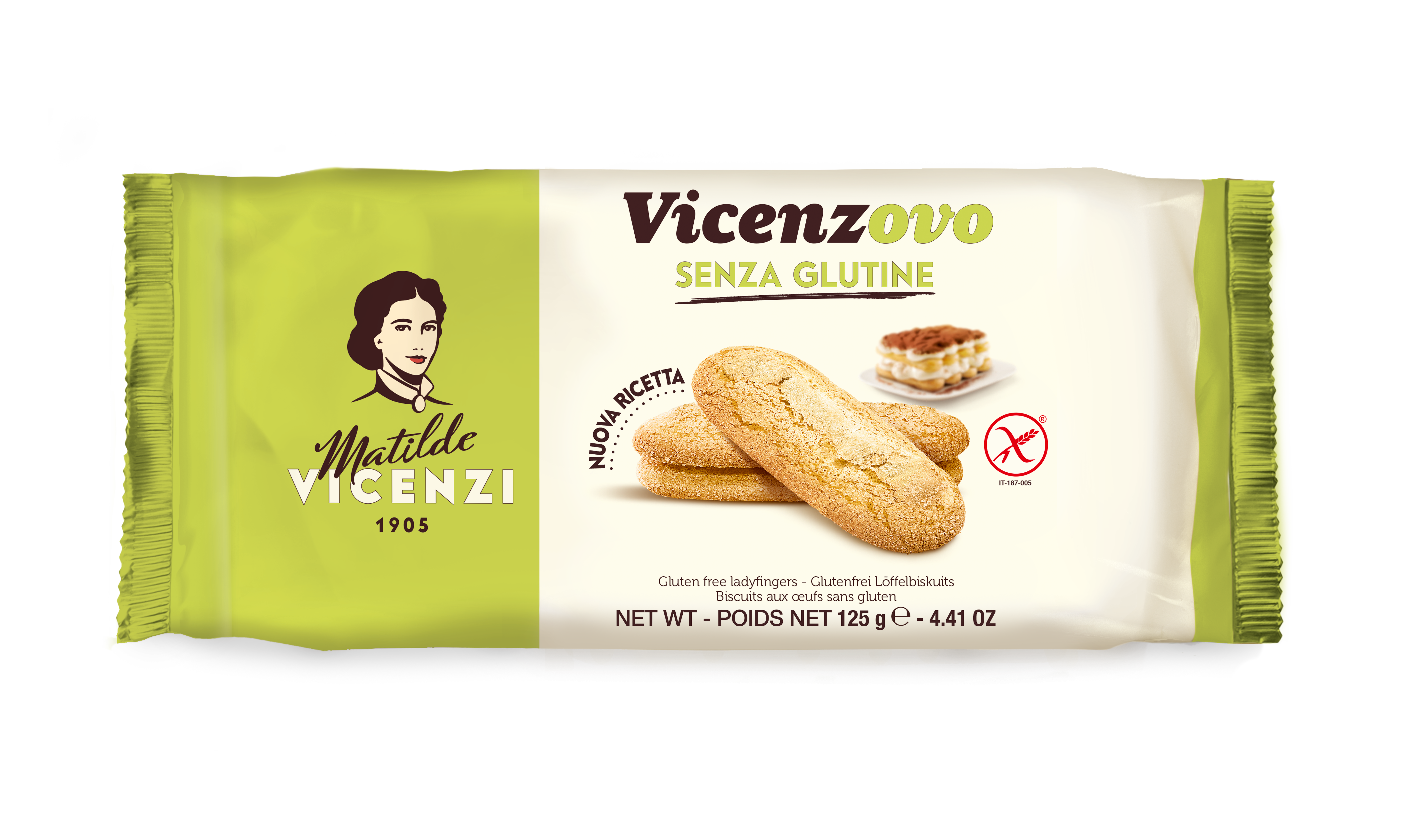 Vicenzovo Ladyfingers glutén és laktózmentes babapiskóta 125g