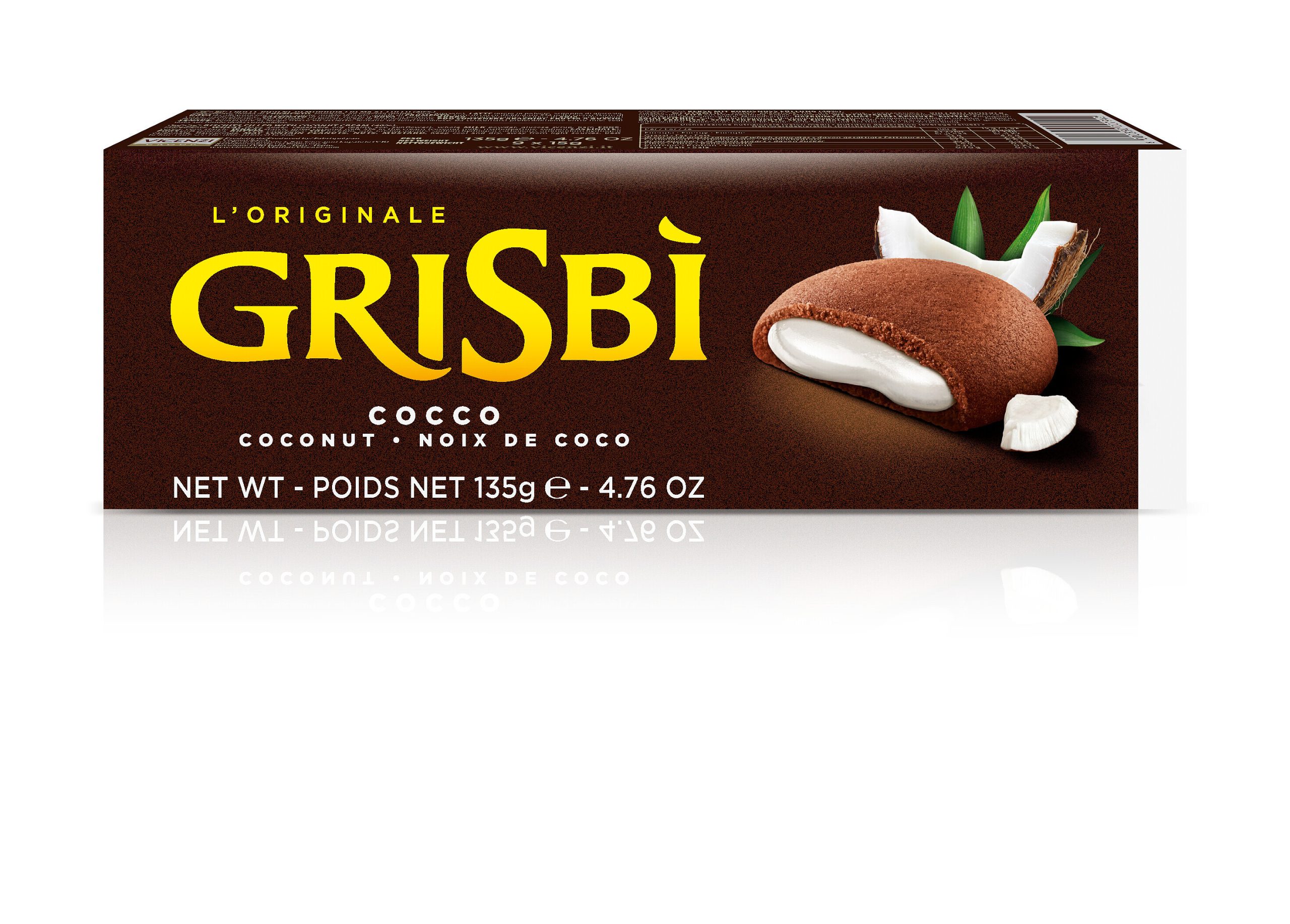 Grisbi Coconut kókuszkrémmel töltött keksz 135g